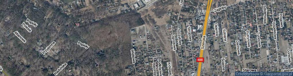 Zdjęcie satelitarne Króla Jana III Sobieskiego ul.